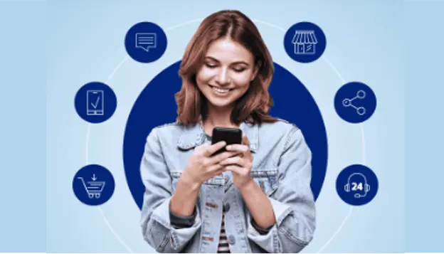 Customer enjoying seamless omnichannel experiences, empowering brands to build strong connections and drive loyalty across platforms